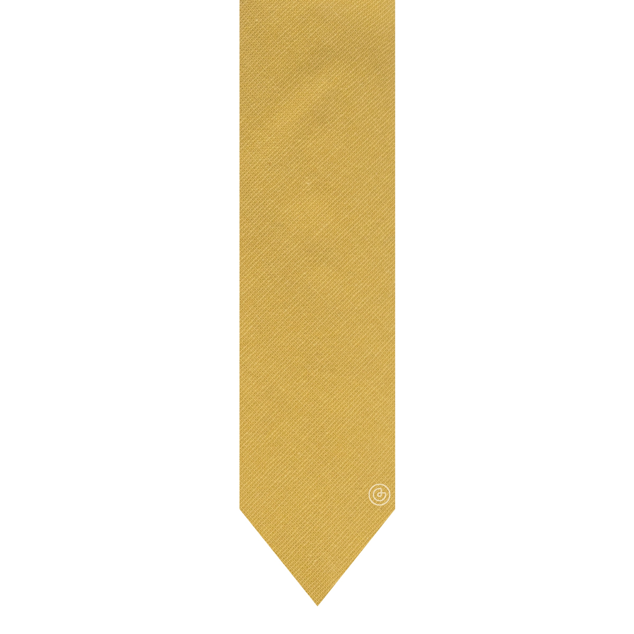 Corbata Casual · Amarillo Mostaza