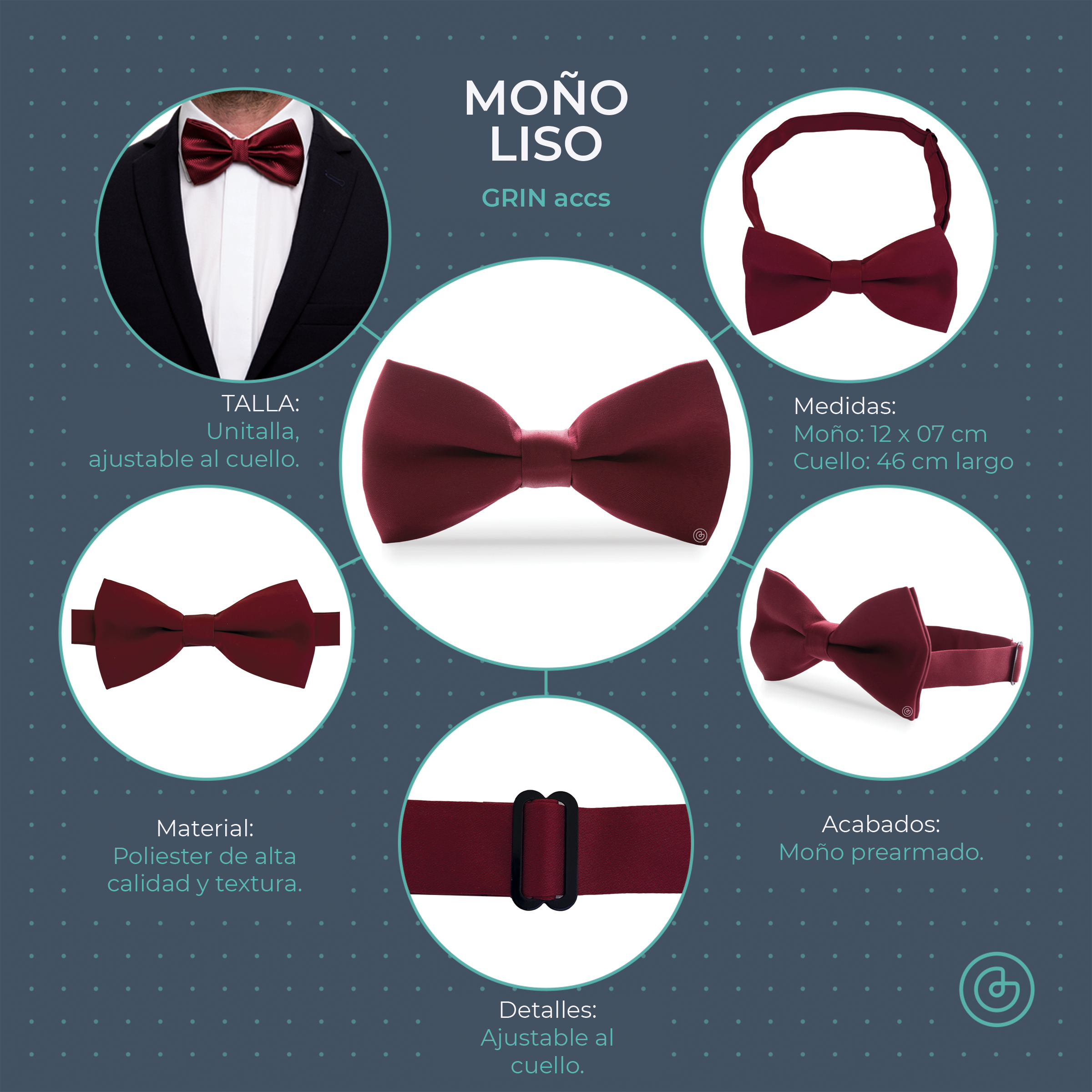 Moño Satin · Lila