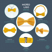 Moño Niño Liso · Dorado