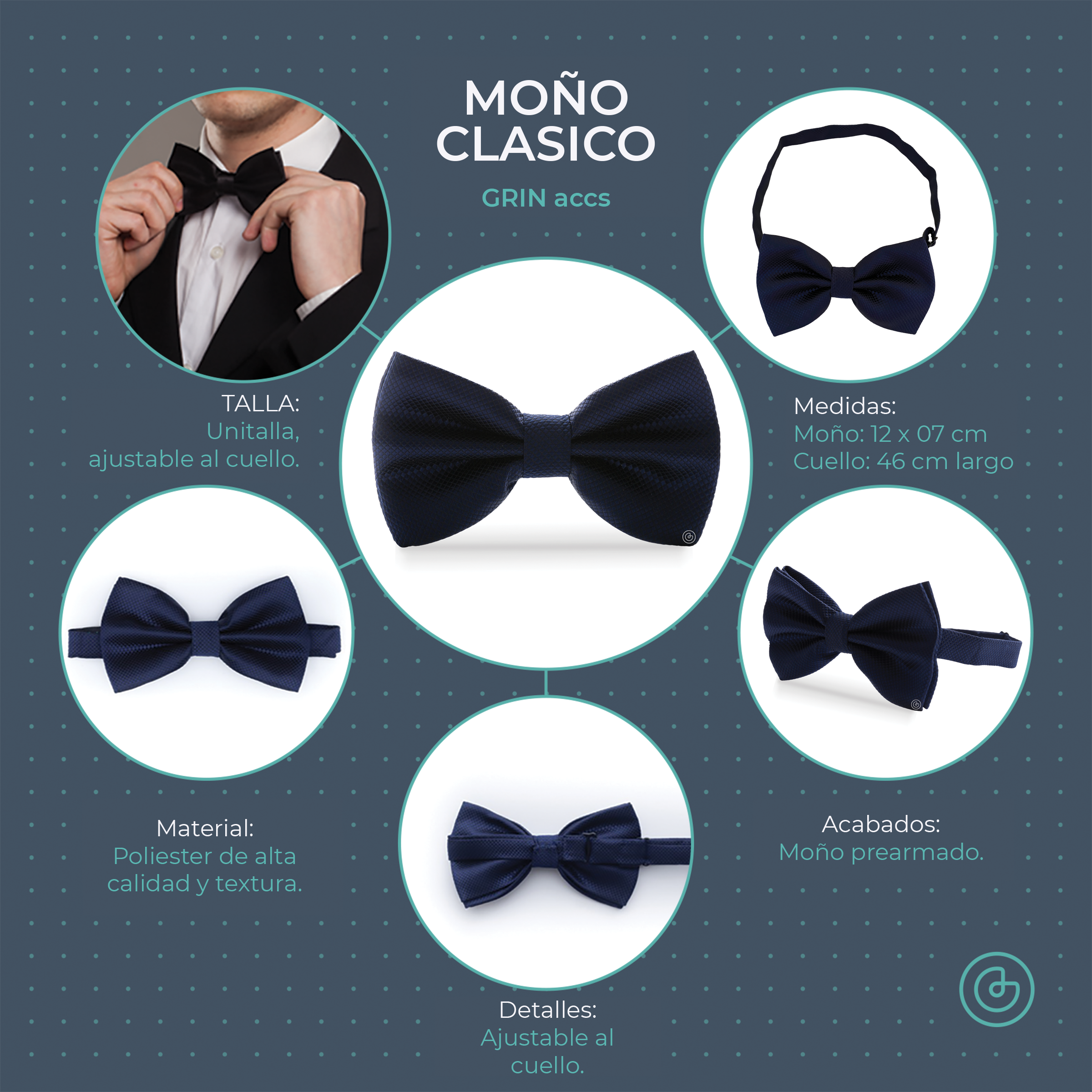 Moño Clásico · Rojo
