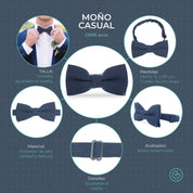 Moño Casual · Lila