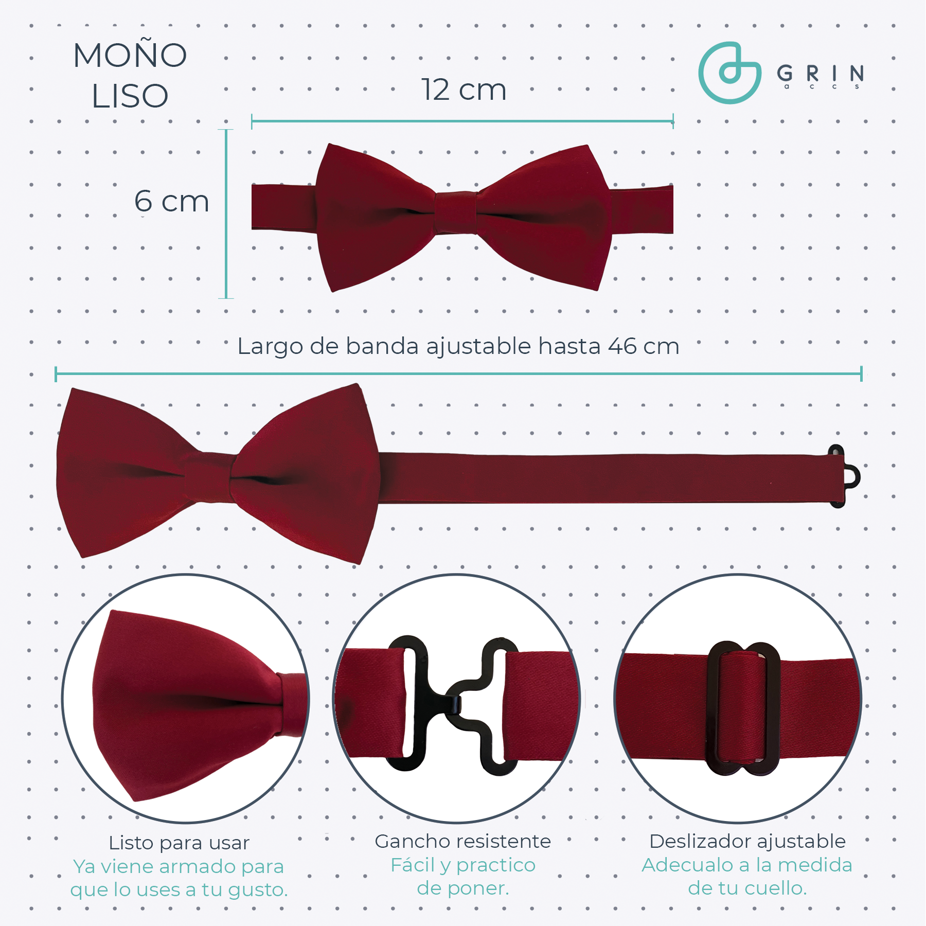 Moño Satin · Lila