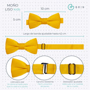 Moño Niño Liso · Dorado