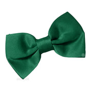 Moño Bebe Satin · Verde Esmeralda