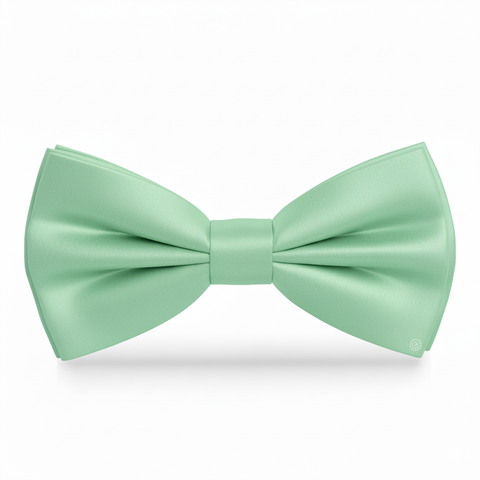 Moño Satin · Verde Menta