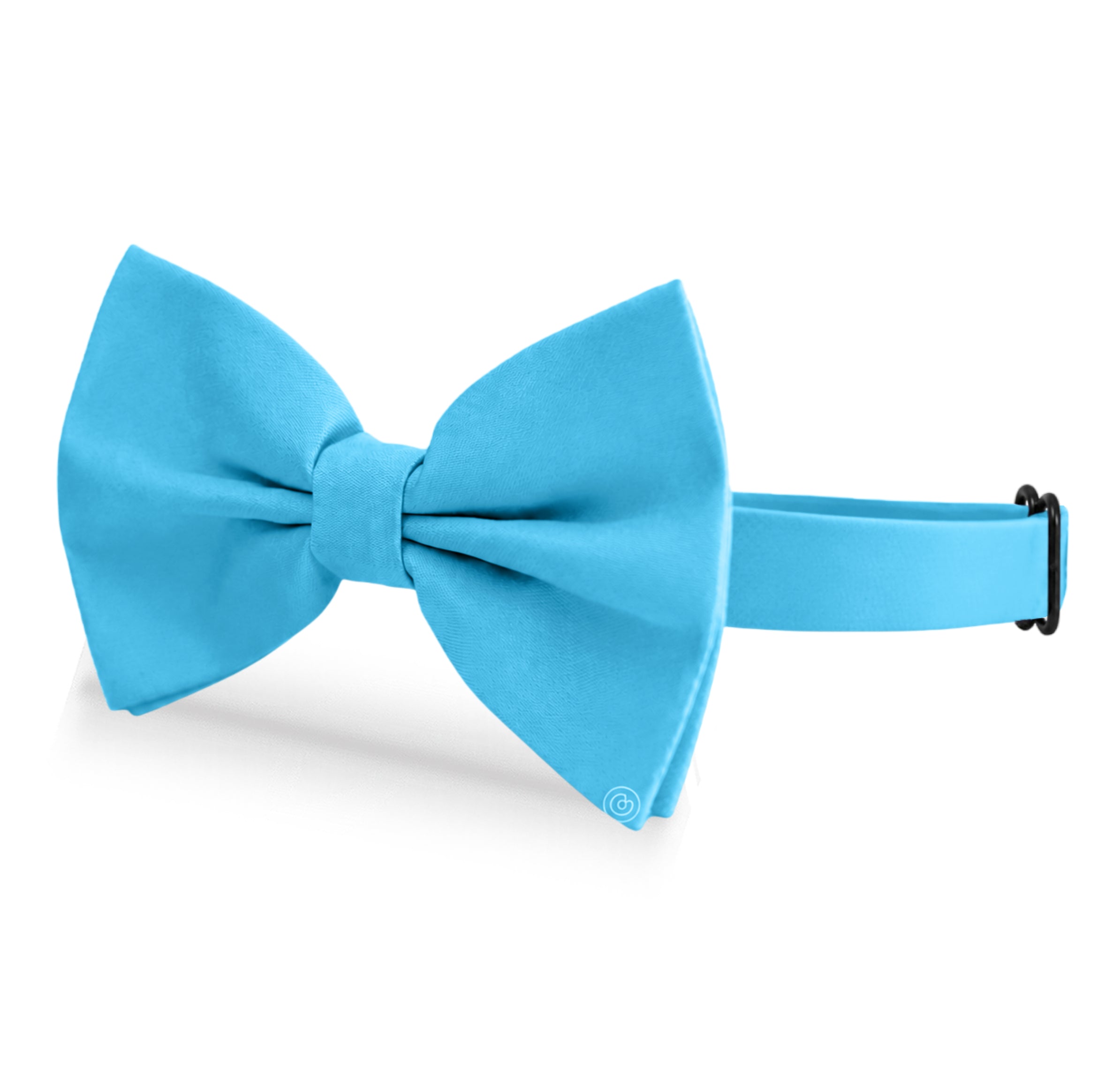 Moño Bebe Satin · Azul