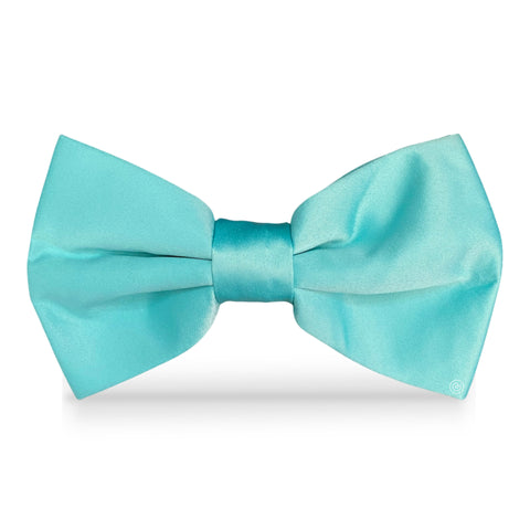 Moño Satin · Turquesa Claro