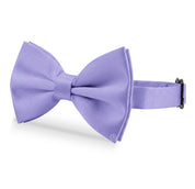 Moño Bebe Satin · Lila