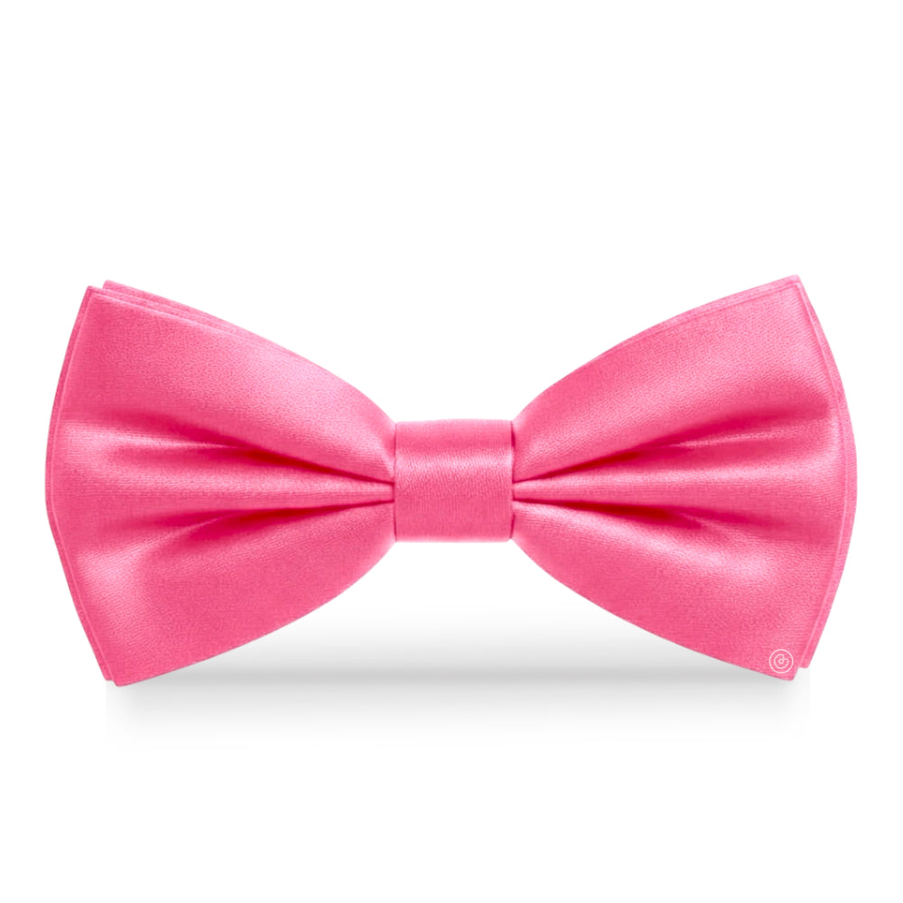 Moño Satin · Rosa Flamingo