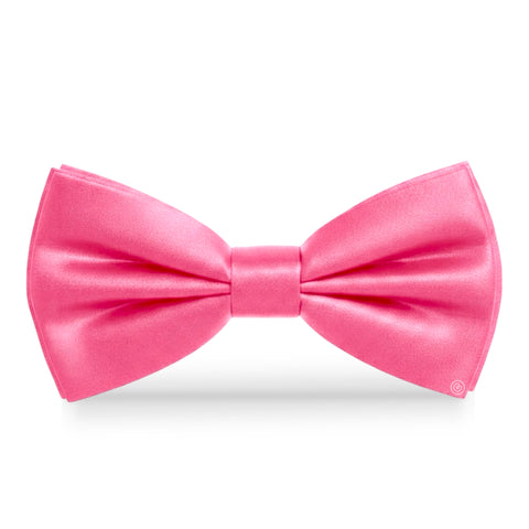 Moño Satin · Rosa Flamingo
