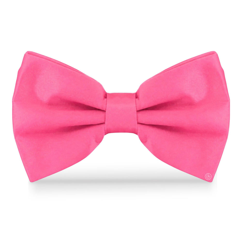 Moño Satin · Rosa Flamingo