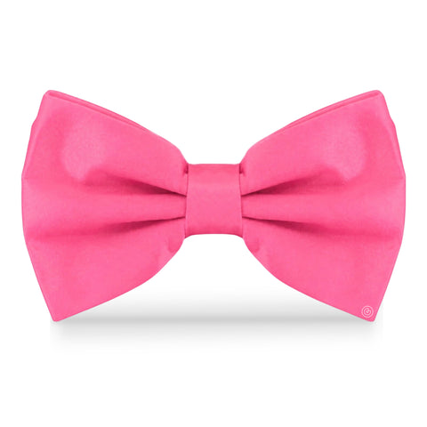 Moño Satin · Rosa Flamingo