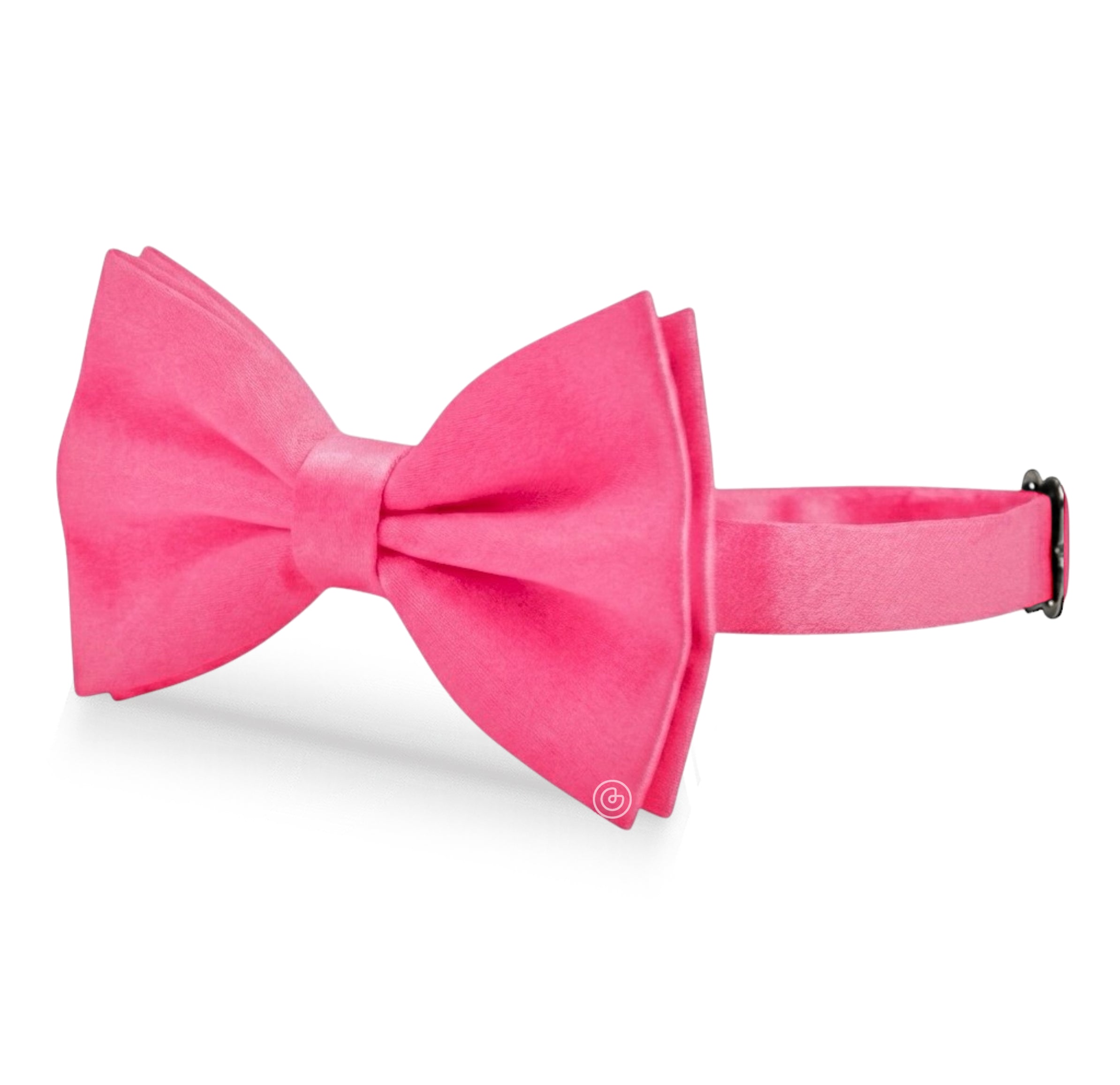 Moño Satin · Rosa Flamingo