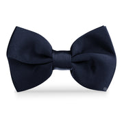 Moño Bebe Satin · Azul Marino
