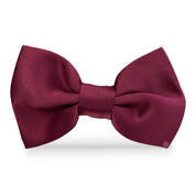 Moño Bebe Satin · Tinto