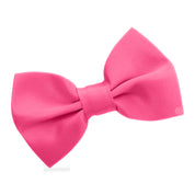 Moño Bebe Satin · Rosa Flamingo