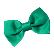 Moño Bebe Satin · Verde Esmeralda
