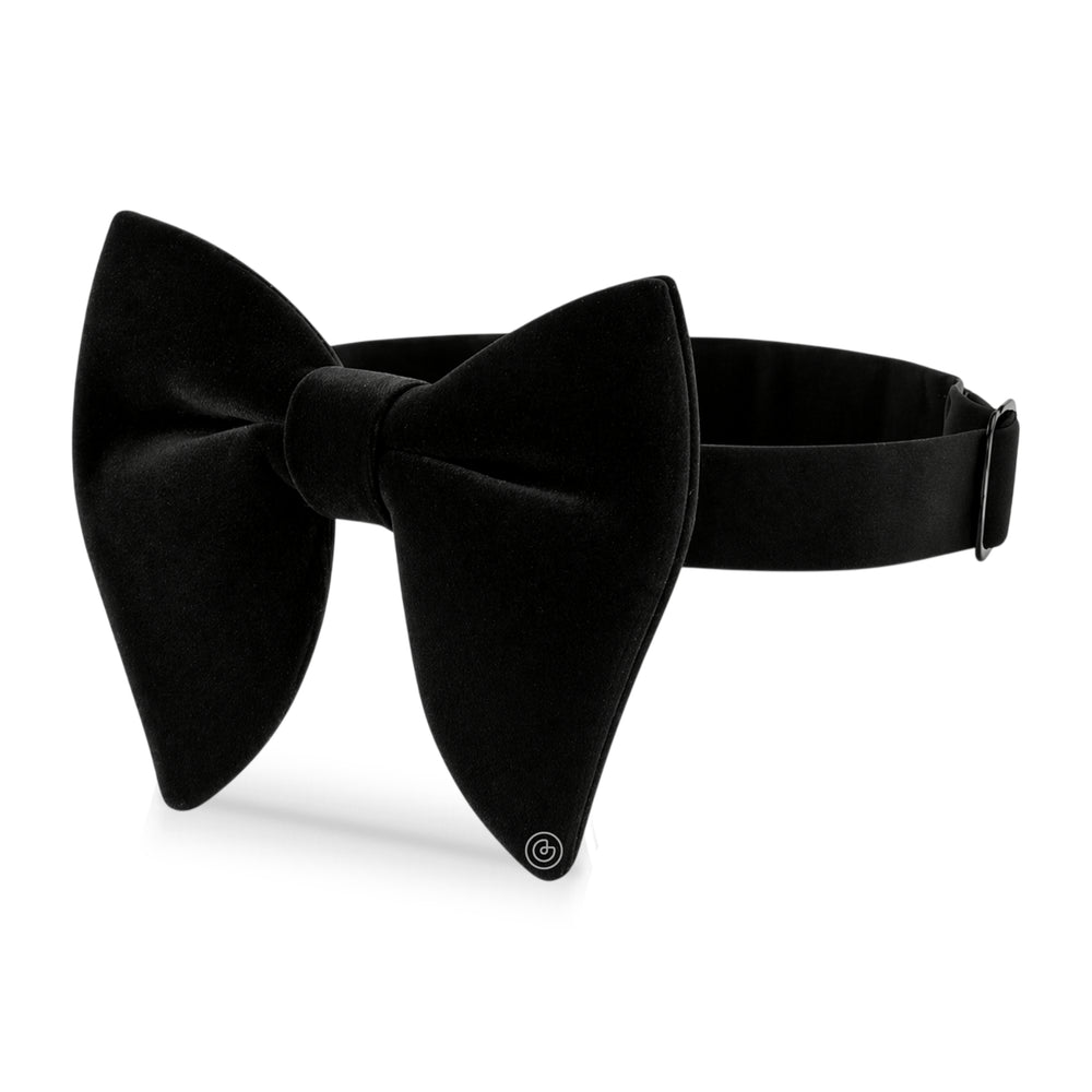 Moño Velvet Mariposa de Terciopelo · Negro