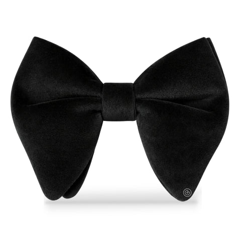 Moño Velvet Mariposa de Terciopelo · Negro