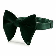 Moño Velvet Mariposa de Terciopelo ·  Verde Botella