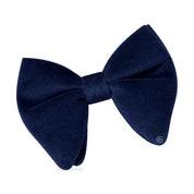 Moño Velvet Mariposa de Terciopelo · Azul Marino