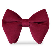 Moño Velvet Mariposa de Terciopelo · Tinto