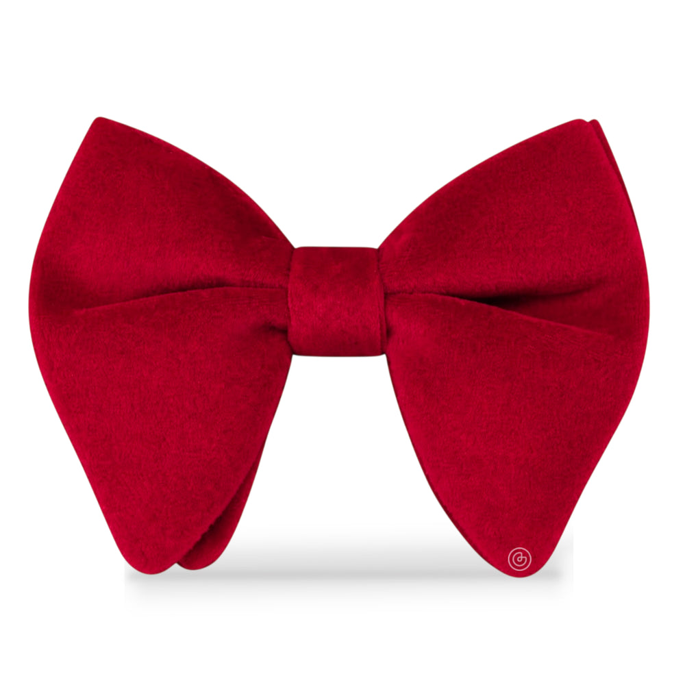 Moño Velvet Mariposa de Terciopelo · Rojo