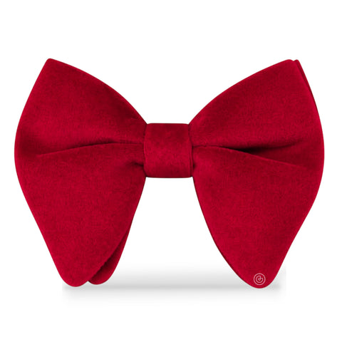 Moño Velvet Mariposa de Terciopelo · Rojo
