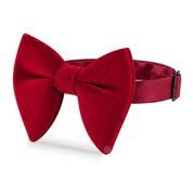 Moño Velvet Mariposa de Terciopelo · Rojo