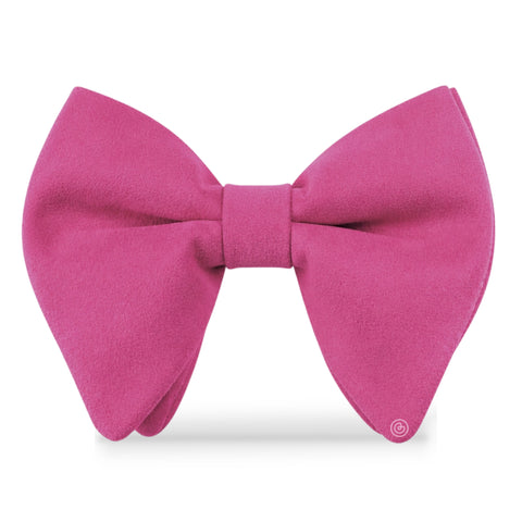 Moño Velvet Mariposa de Terciopelo · Fucsia