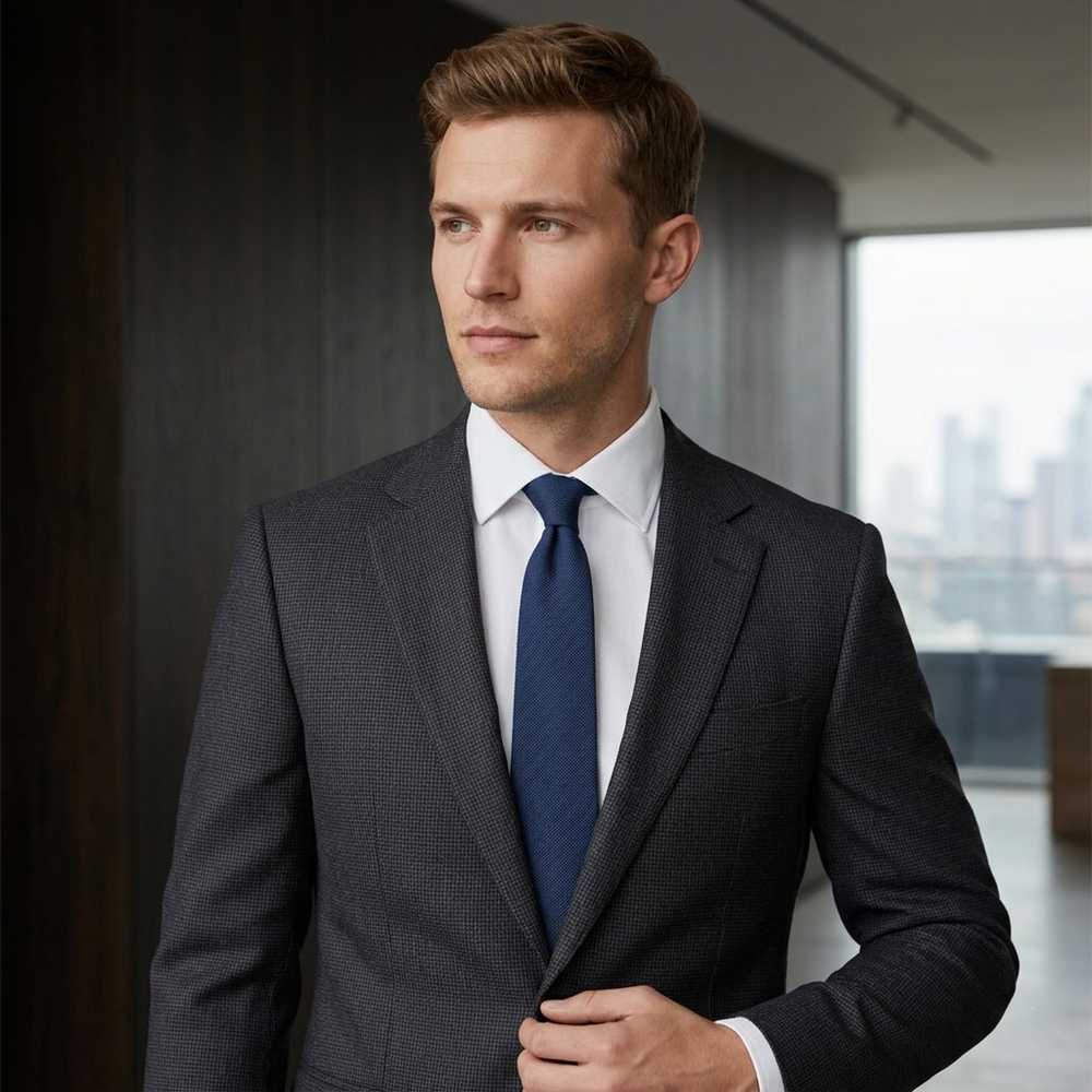 Corbata Casual · Gris Oxford