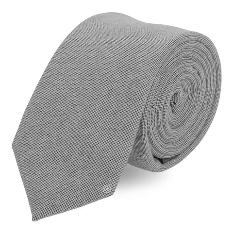Corbata Casual · Gris Oxford