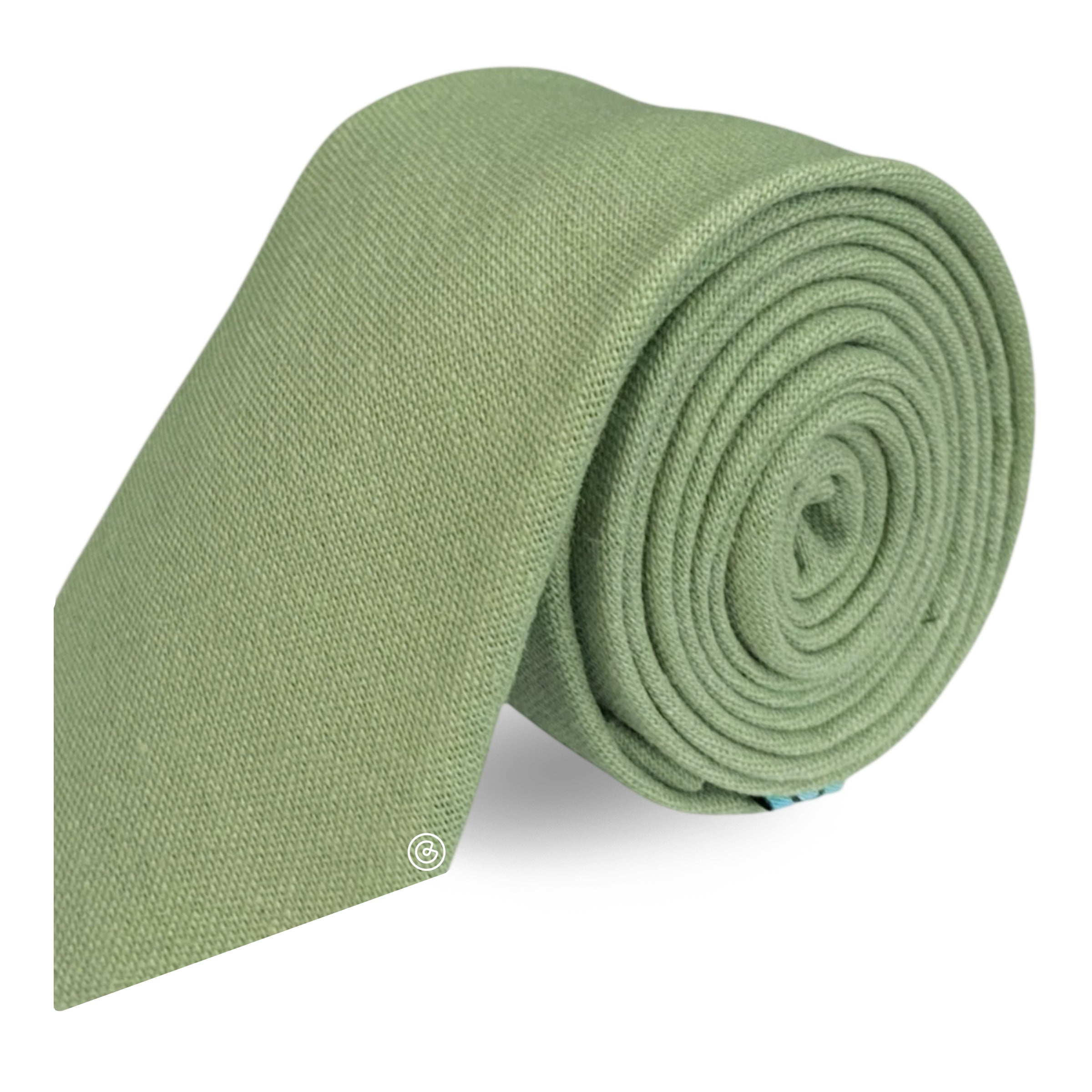 Corbata Casual · Verde Aceituna