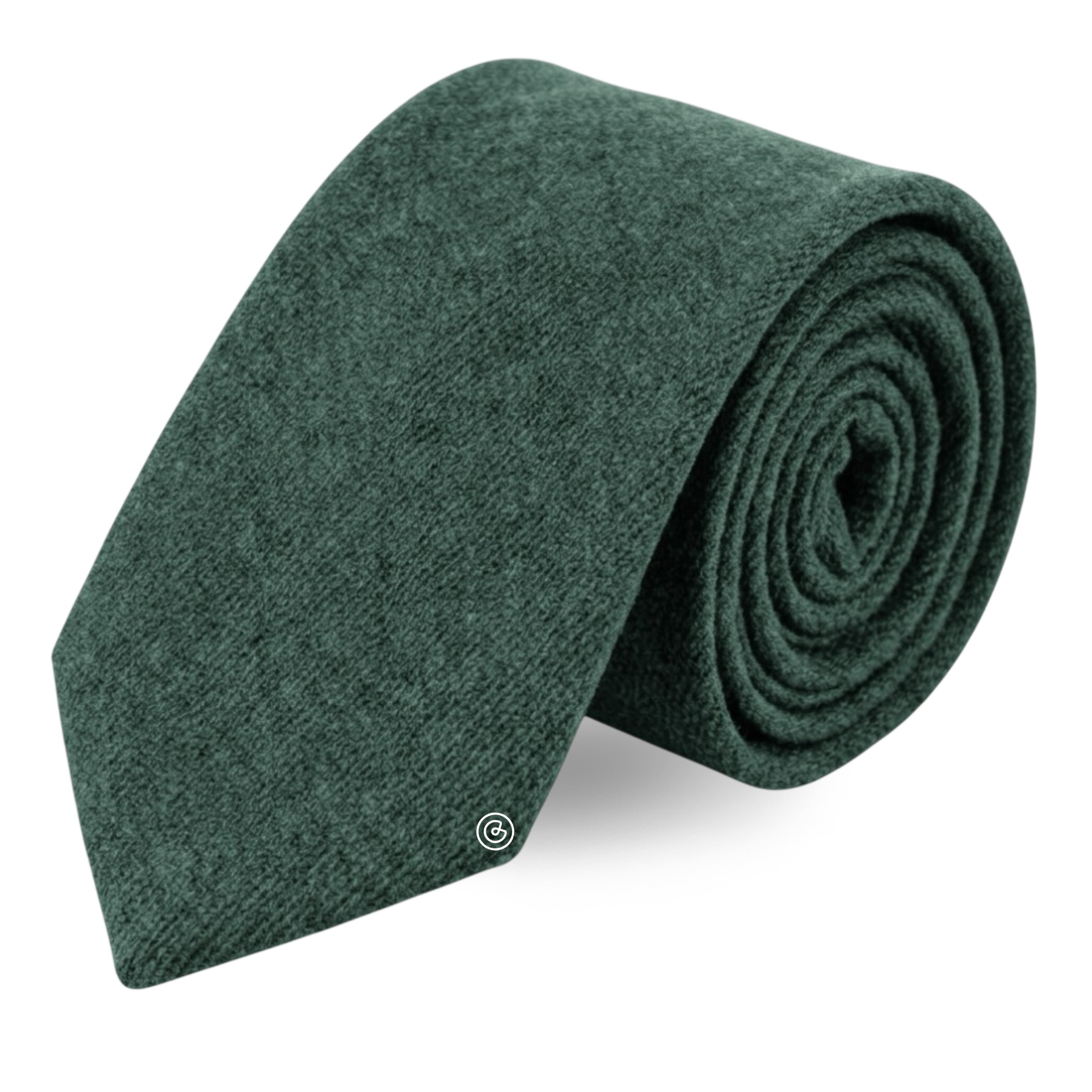 Corbata Casual · Verde Olivo Oscuro