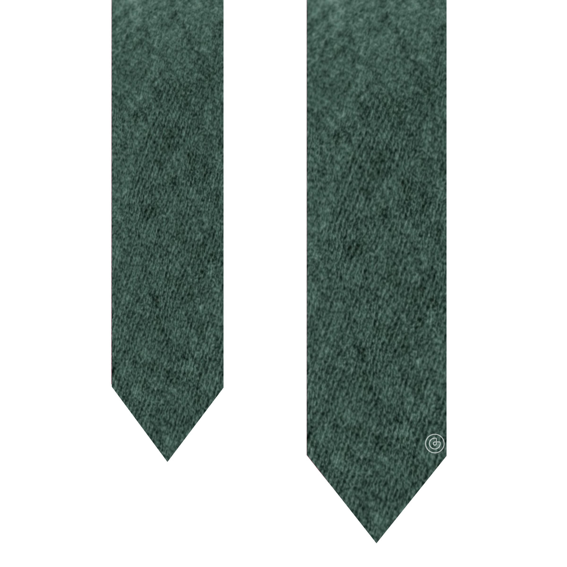 Corbata Casual · Verde Olivo Oscuro