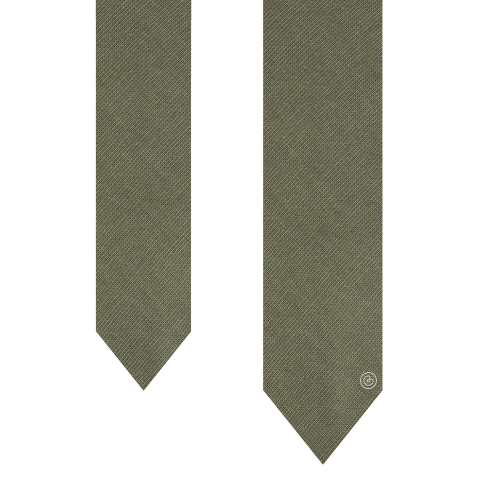 Corbata Casual · Verde Olivo