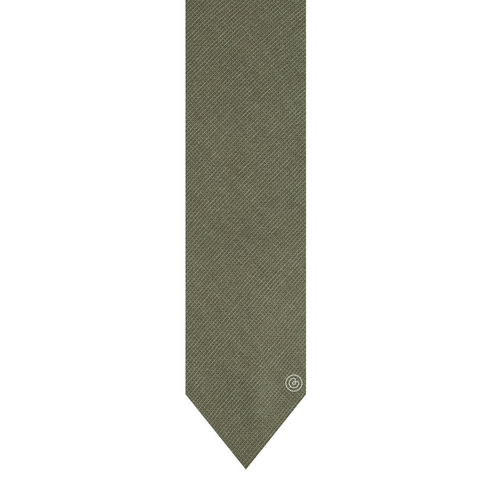 Corbata Casual · Verde Olivo