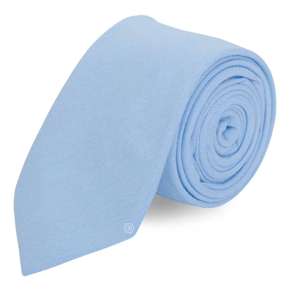 Corbata Casual · Azul Cielo