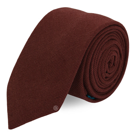 Corbata Casual · Vino