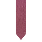 Corbata Casual · Rosa Vino