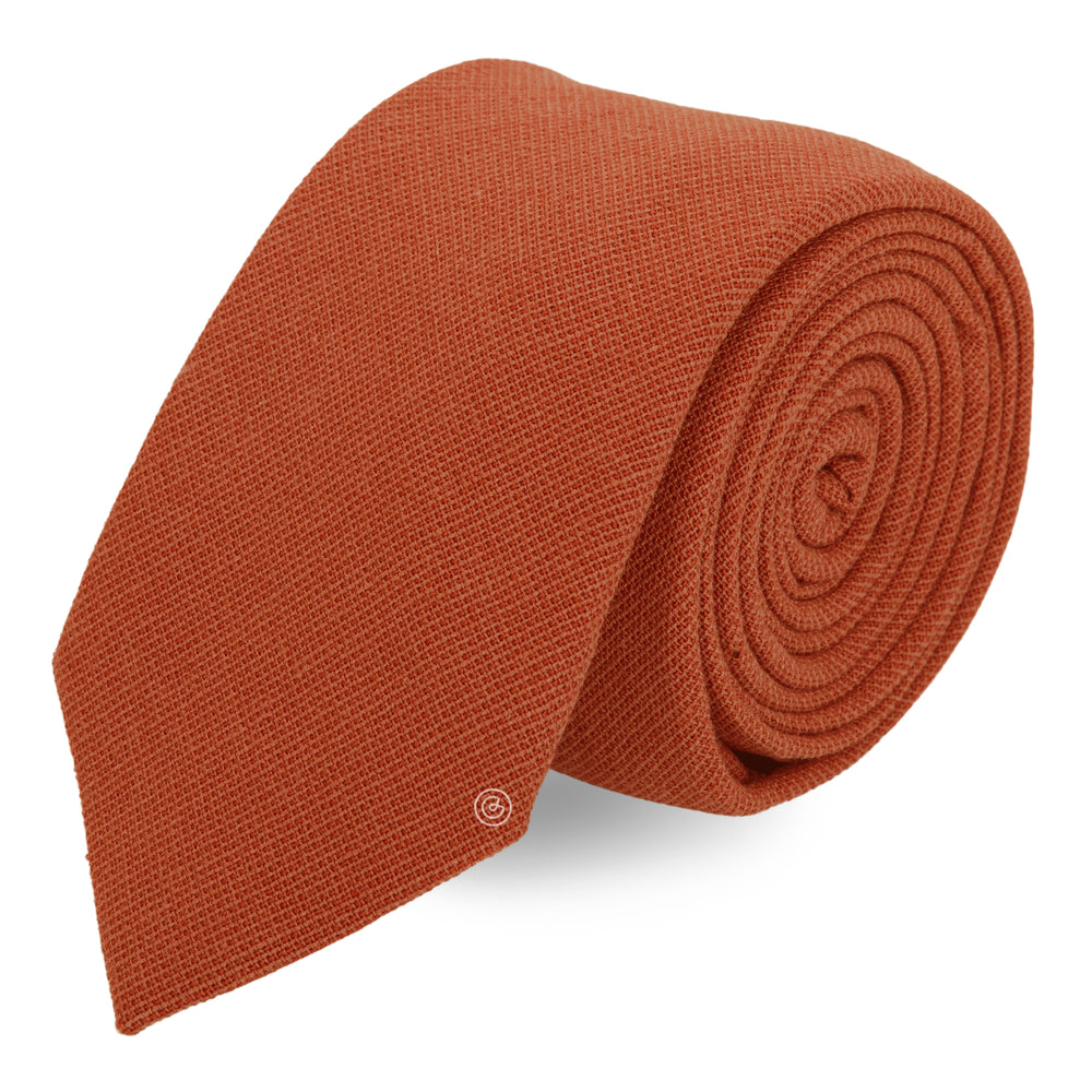 Corbata Casual · Terracota