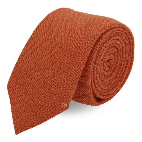 Corbata Casual · Terracota
