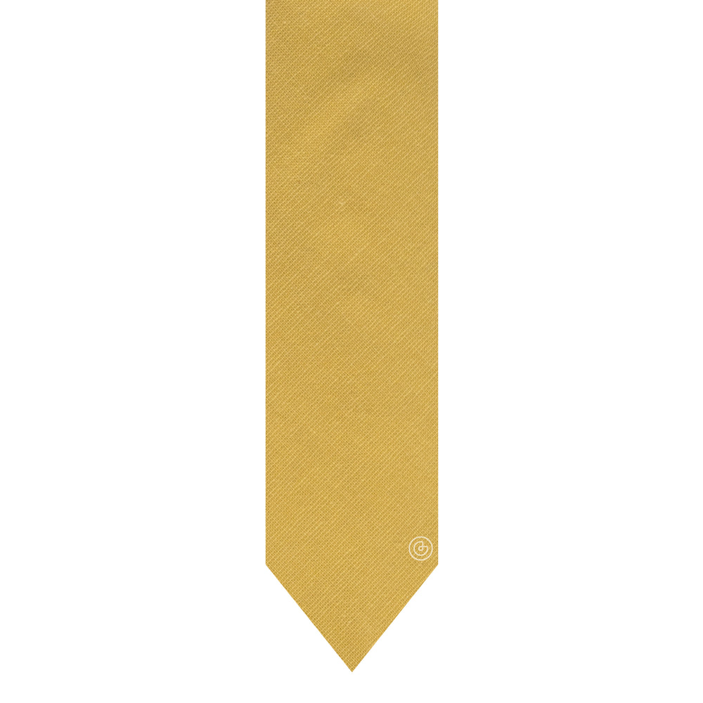 Corbata Casual · Amarillo Mostaza