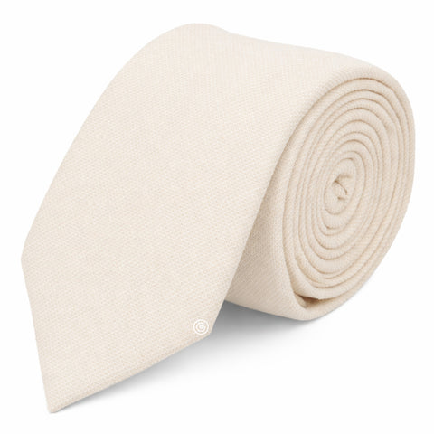 Corbata Casual · Marfil