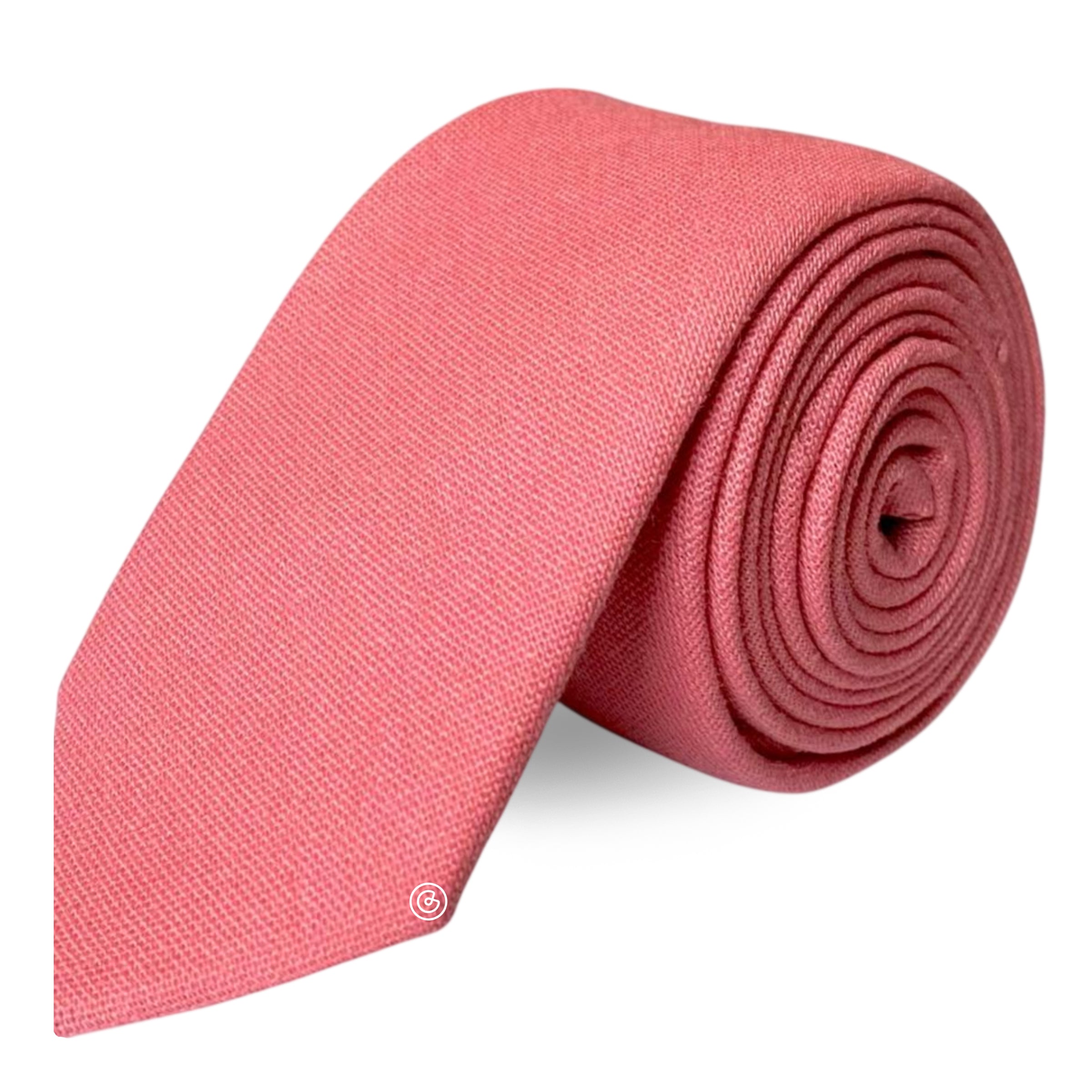 Corbata Casual · Coral Oscuro