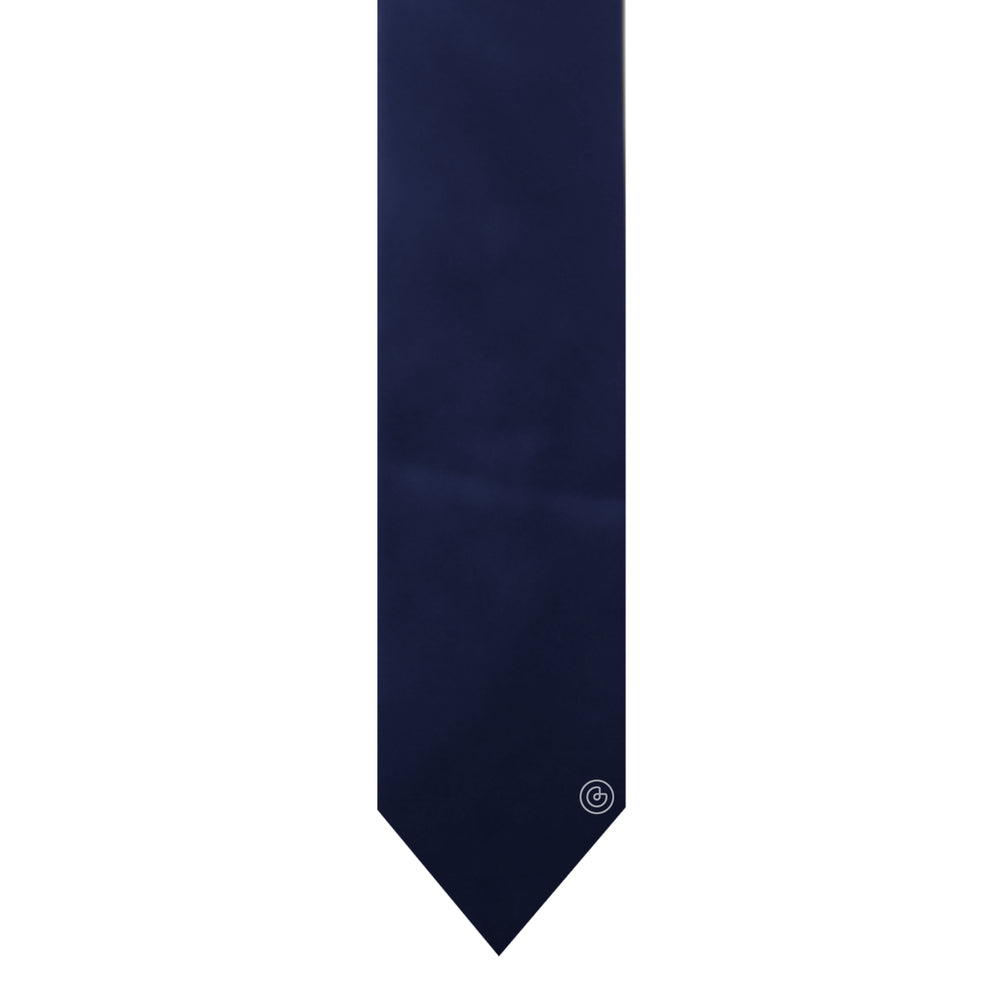 Corbata Satin · Azul Marino