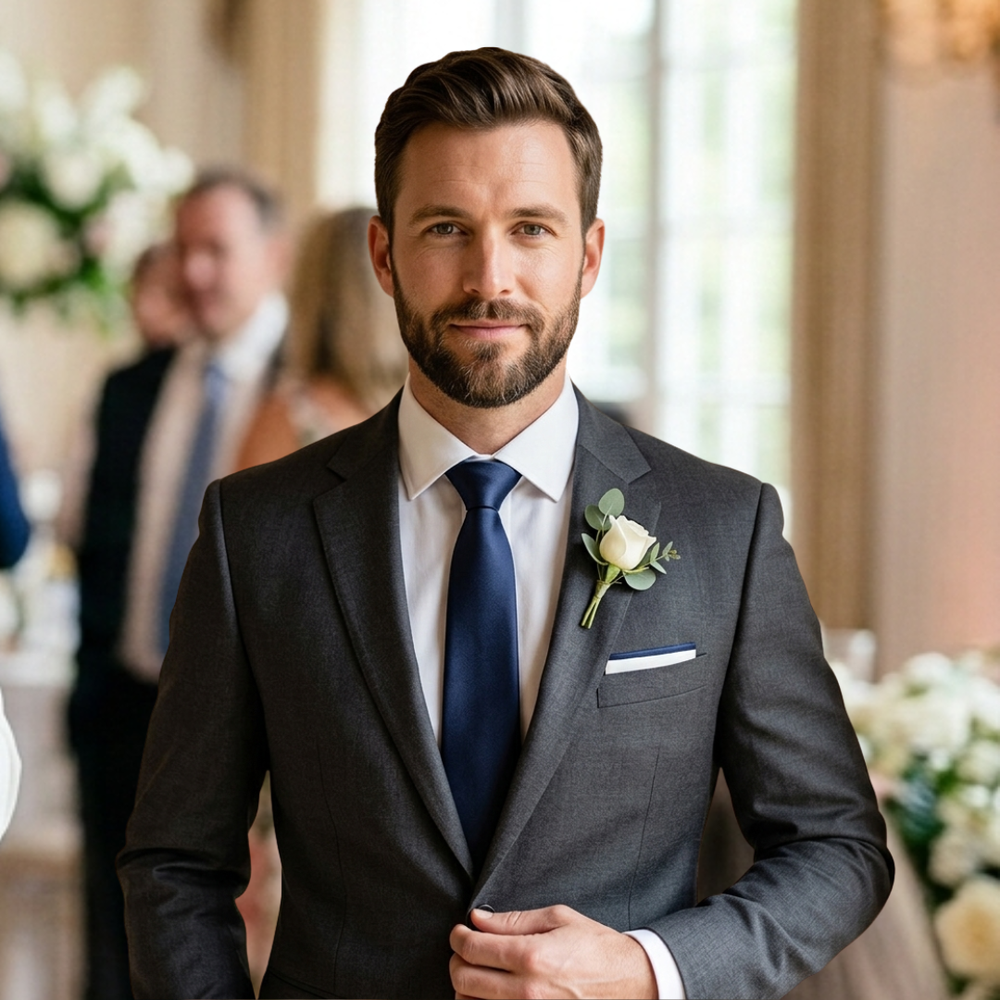 Corbata Satin · Negro