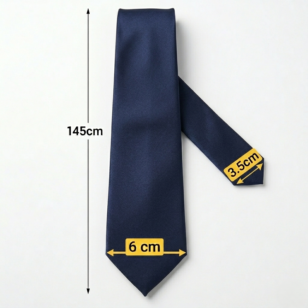 Corbata Satin · Naranja