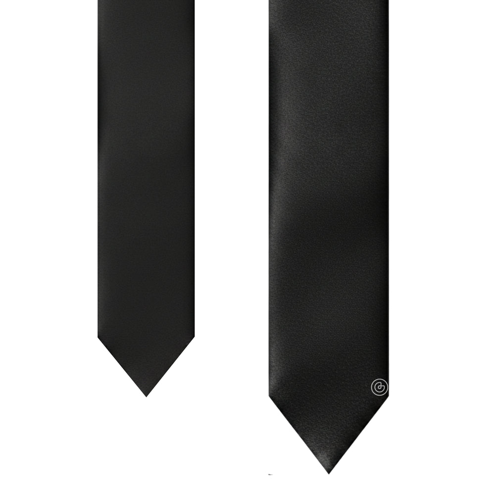 Corbata Satin · Negro