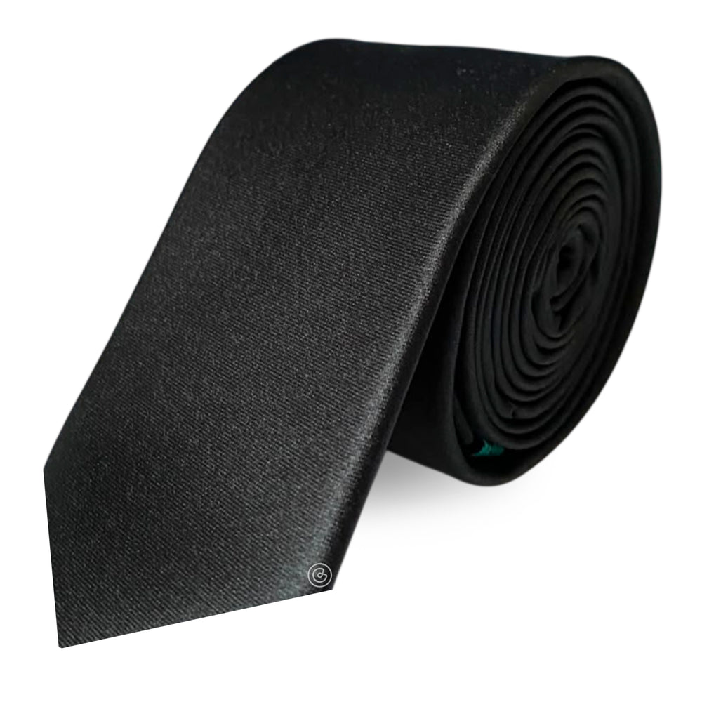 Corbata Satin · Negro